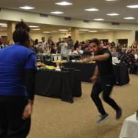 Intercultural Student Reception dancing